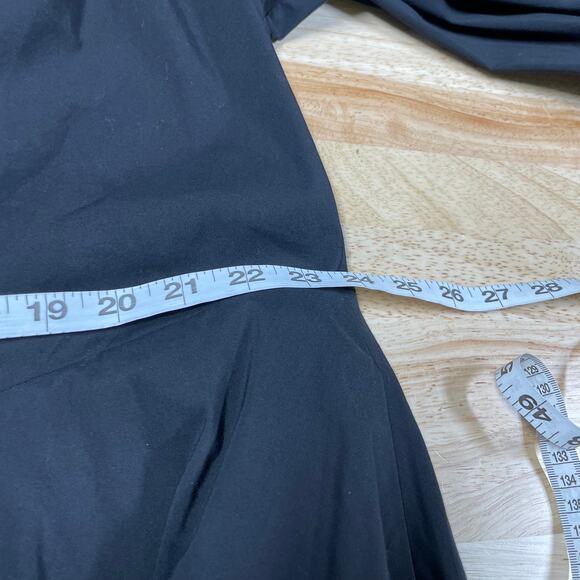 Pari Passu NWOT Poplin Shirtdress Black Side Pockets Size C2 (US 14) NO BELT - Picture 10 of 12